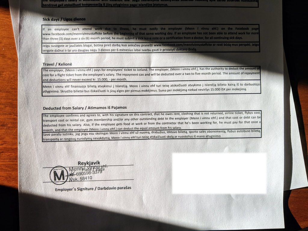 Vegna frétta um starfsmannaleiguna Menn í vinnu