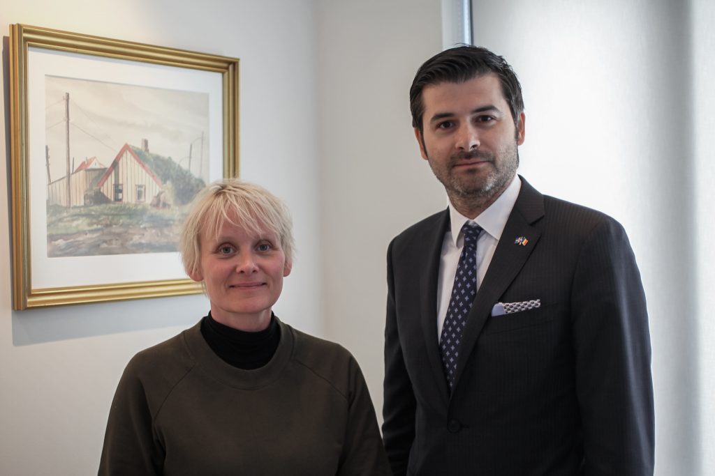 Sendiherra Rúmeníu fundar með formanni Eflingar