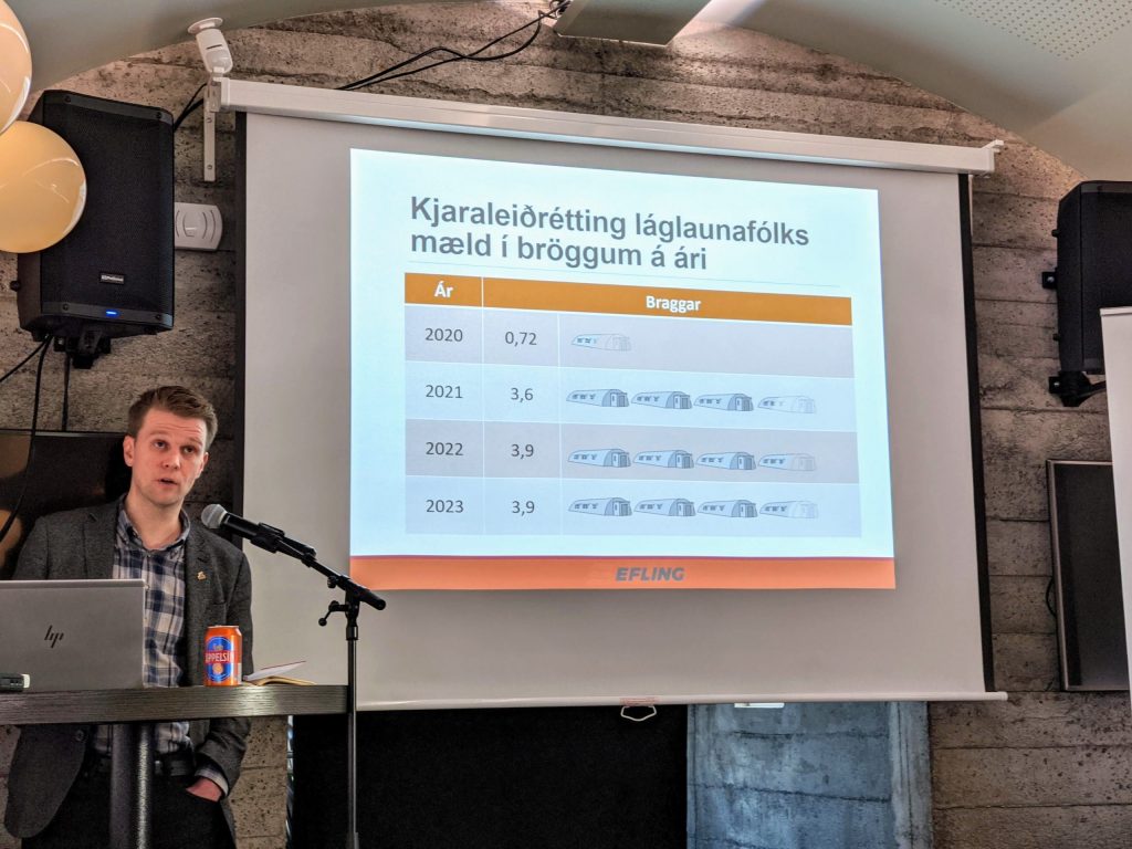 Leiðrétting á við fjóra bragga