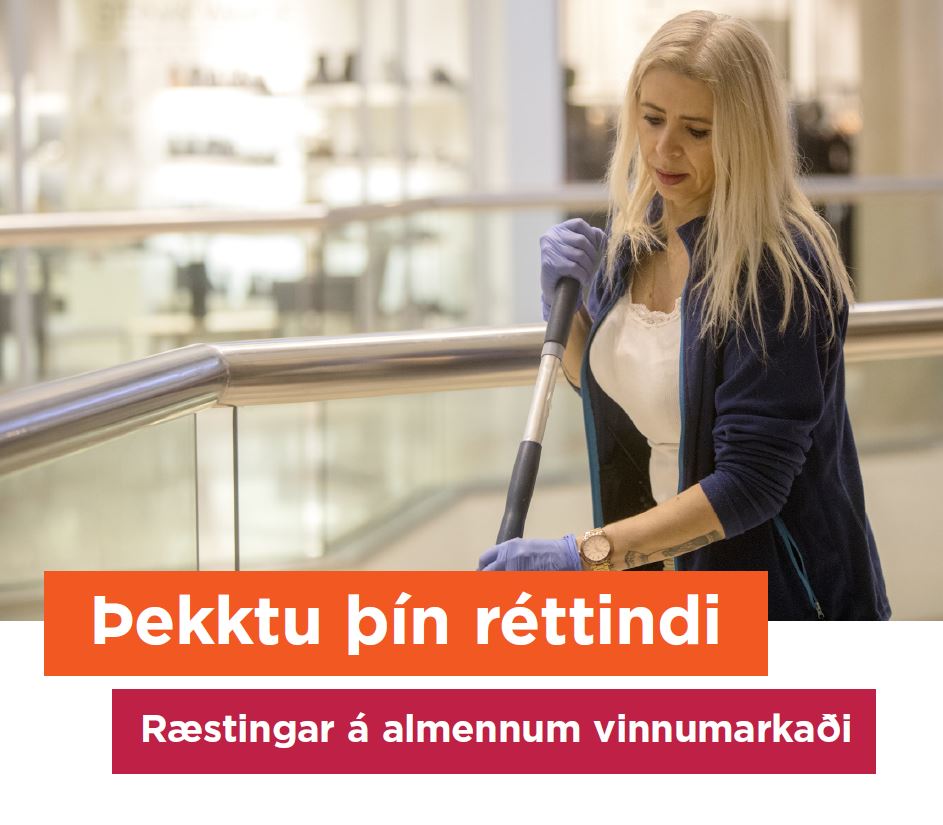 Greiða á ræstingarauka um næstu mánaðamót – Mikilvægt að fara vel yfir launaseðla