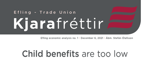 Issue 1: Child benefits are too low