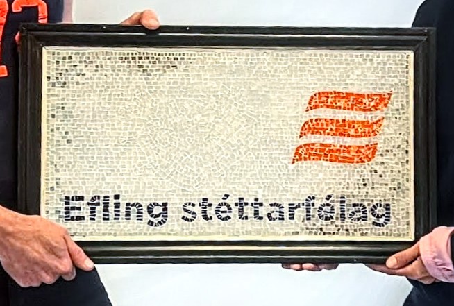 Efling fær glæsilegt listaverk að gjöf