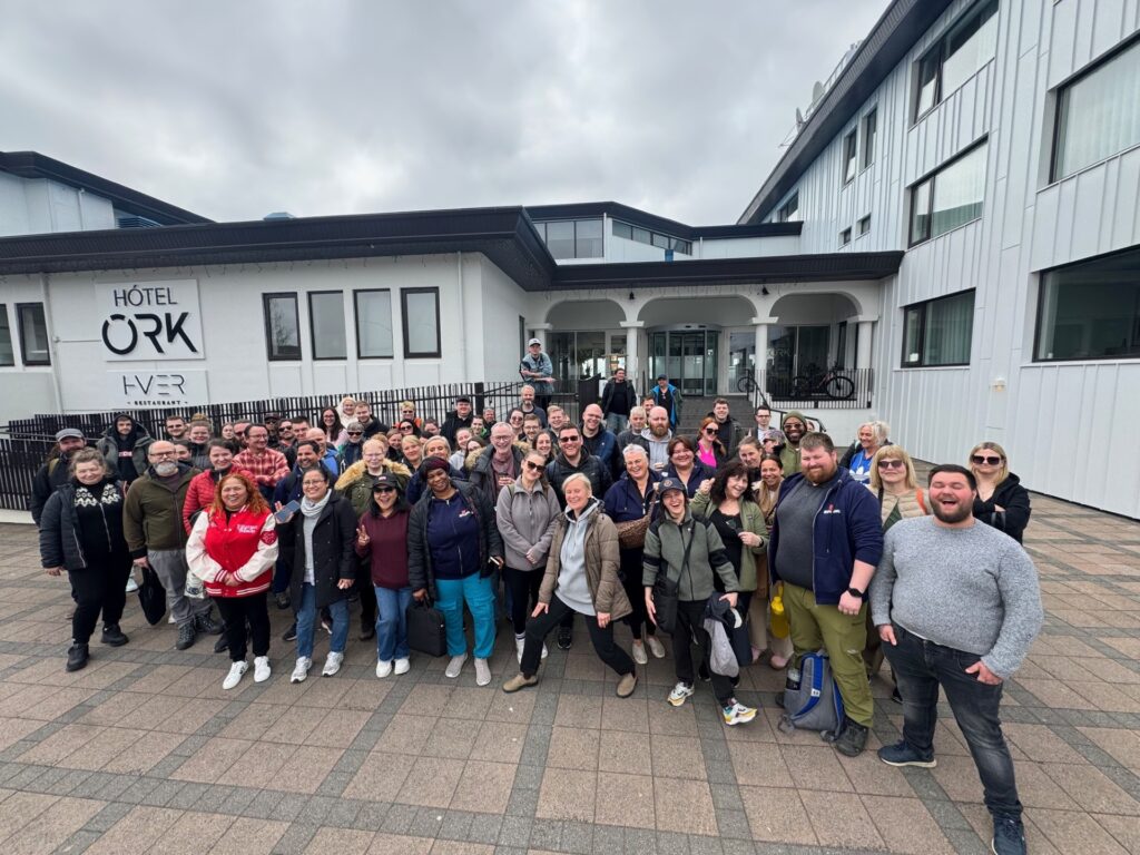 Tugir trúnaðarmanna Eflingar sóttu námskeið og hópeflisferð