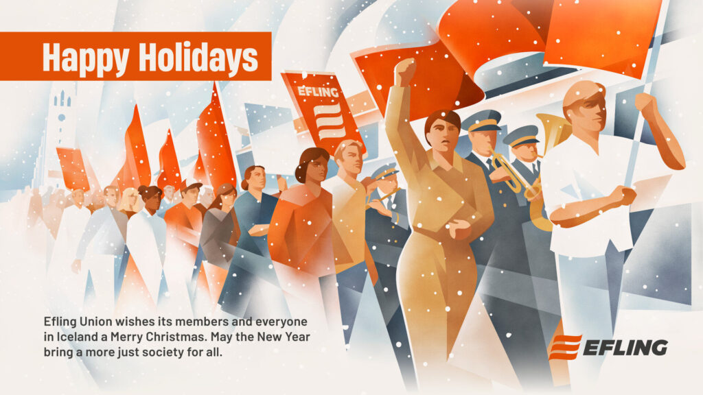 Christmas greetings from Efling Union