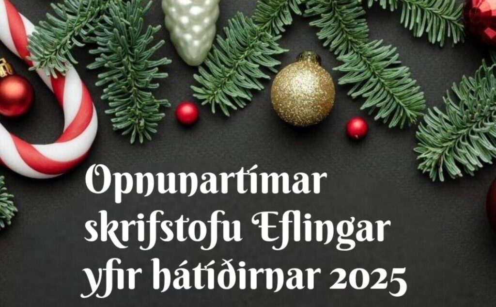 Skrifstofa Eflingar lokuð á Þorláksmessu